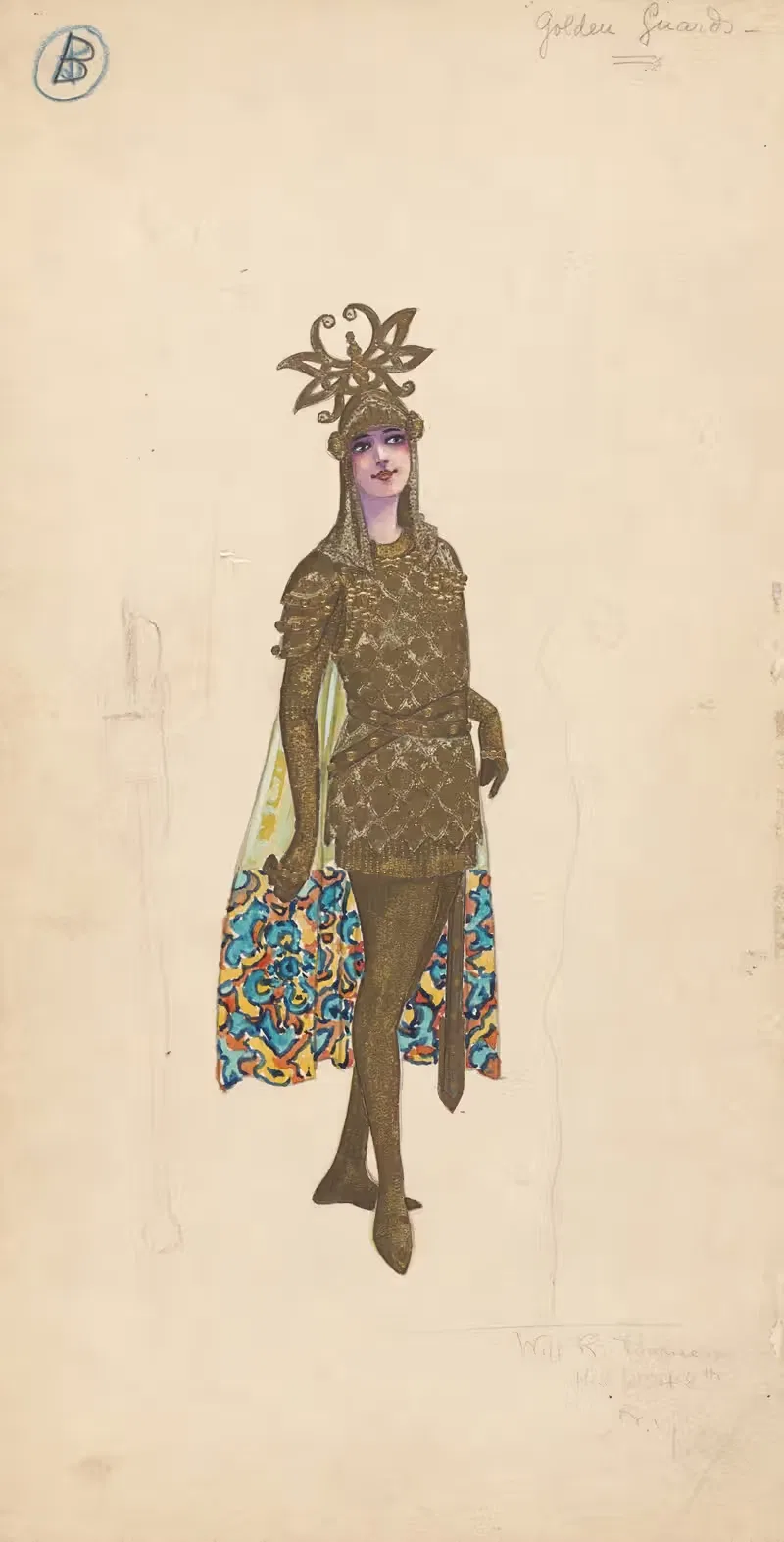 Золотые стражи by Уилл Р. Барнс, 1919 - 1920 — digital art print download