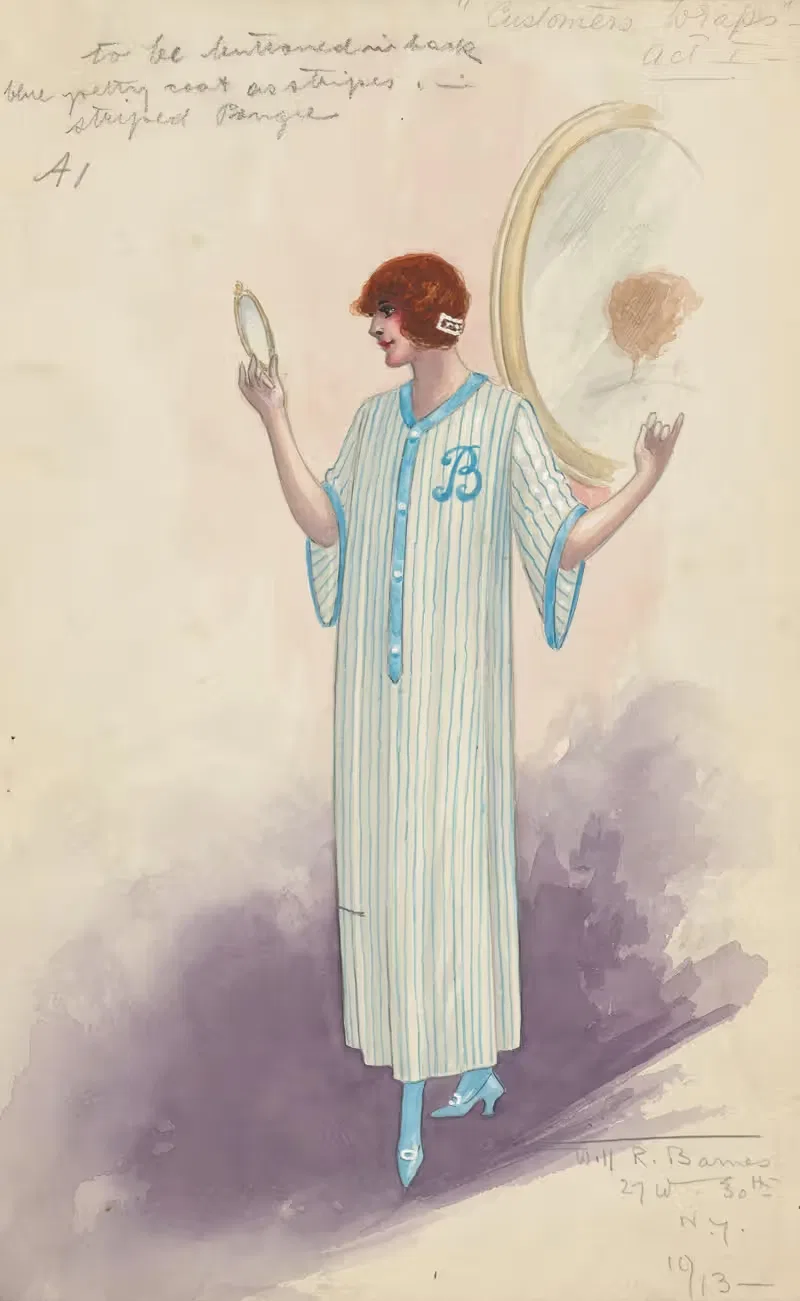 Customers' Wraps-Act I by Will R. Barnes, 1913 — digital art print download