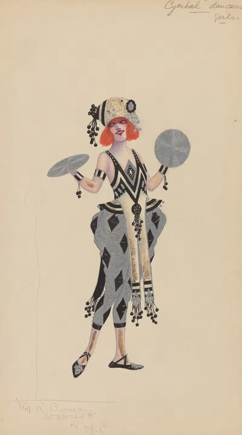 Cymbal Dancers-Girls — Will R. Barnes
