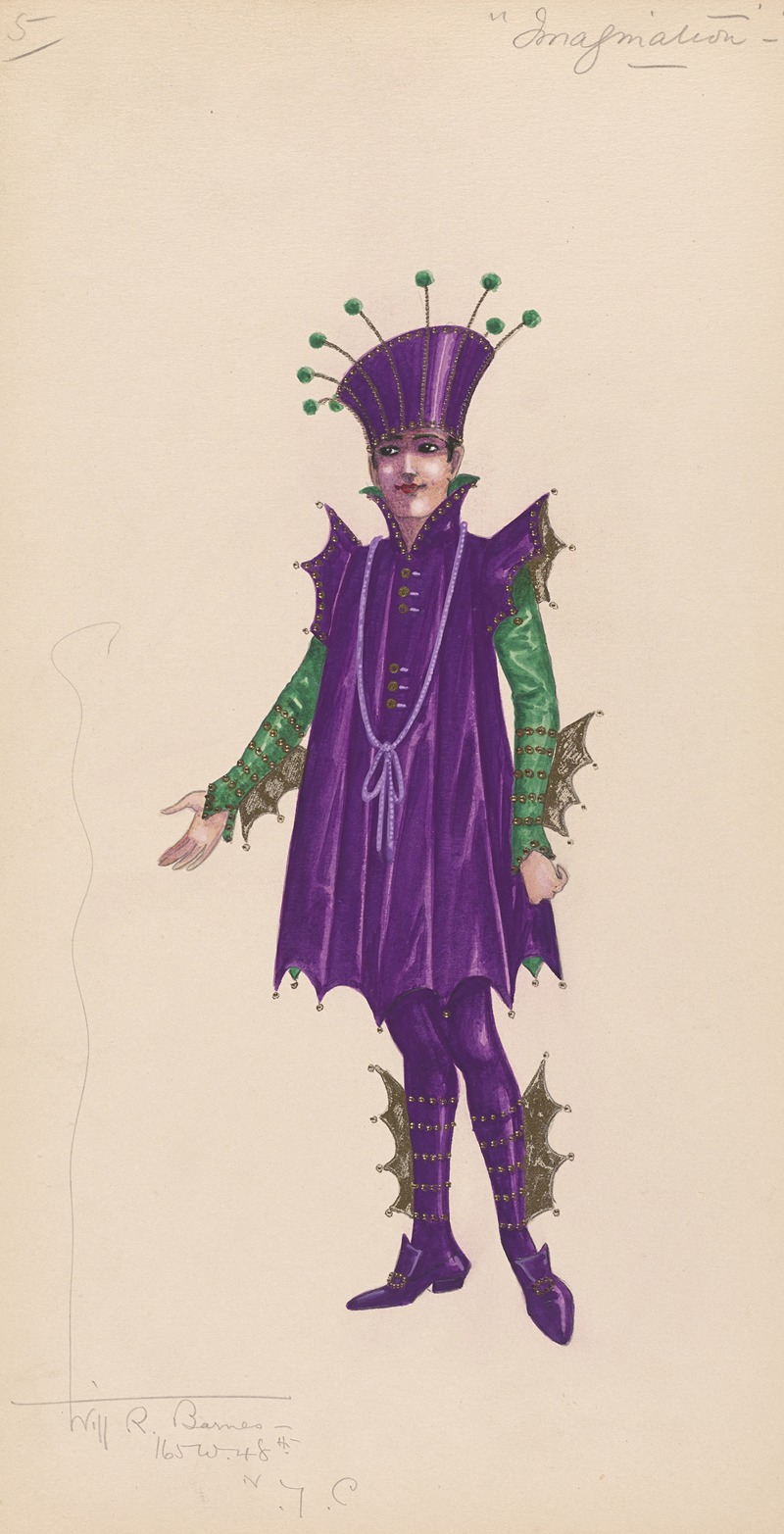 Воображение-5 by Уилл Р. Барнс, 1920 - 1921 — digital art print download