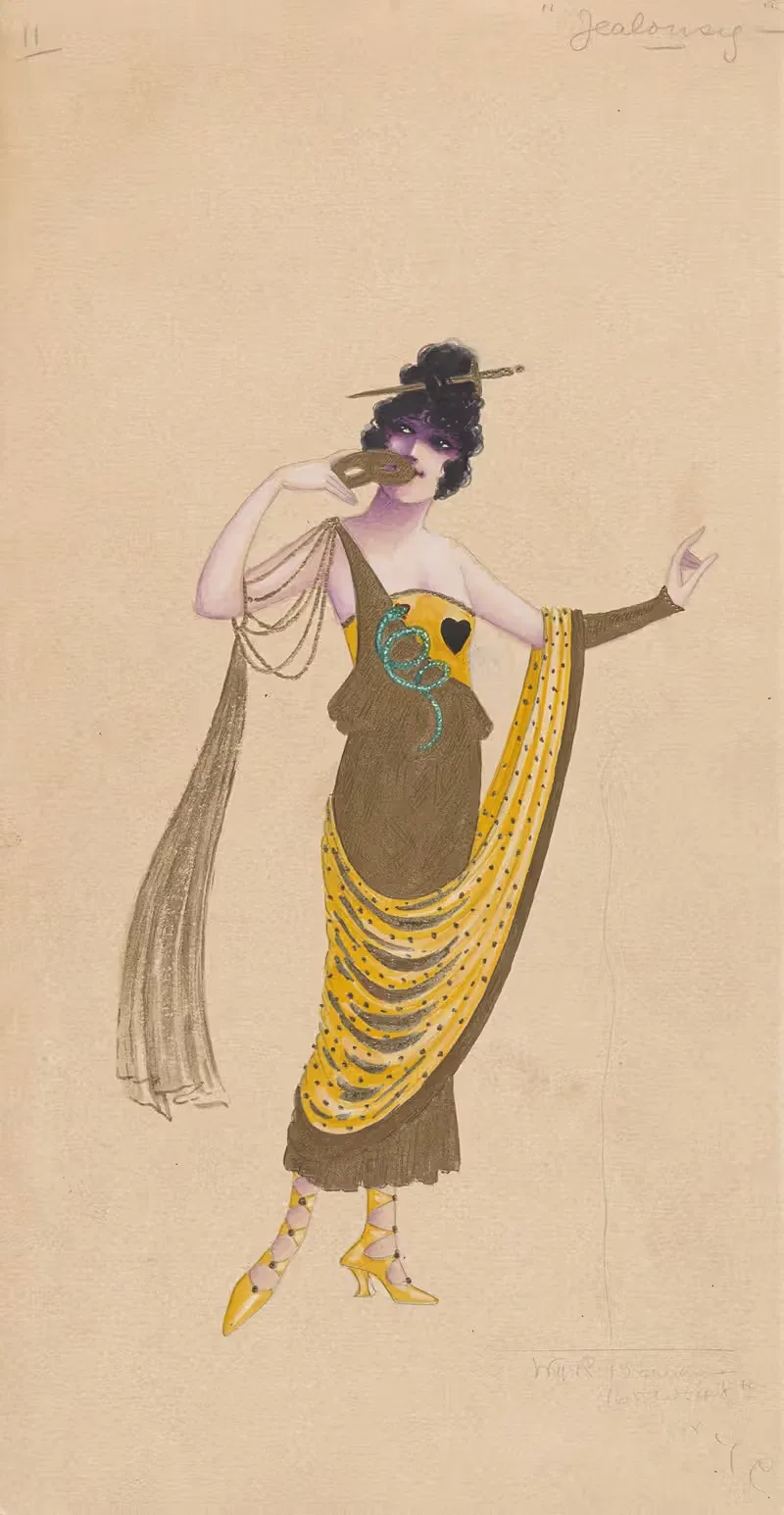 Ревность-11 by Уилл Р. Барнс, 1920 - 1921 — digital art print download