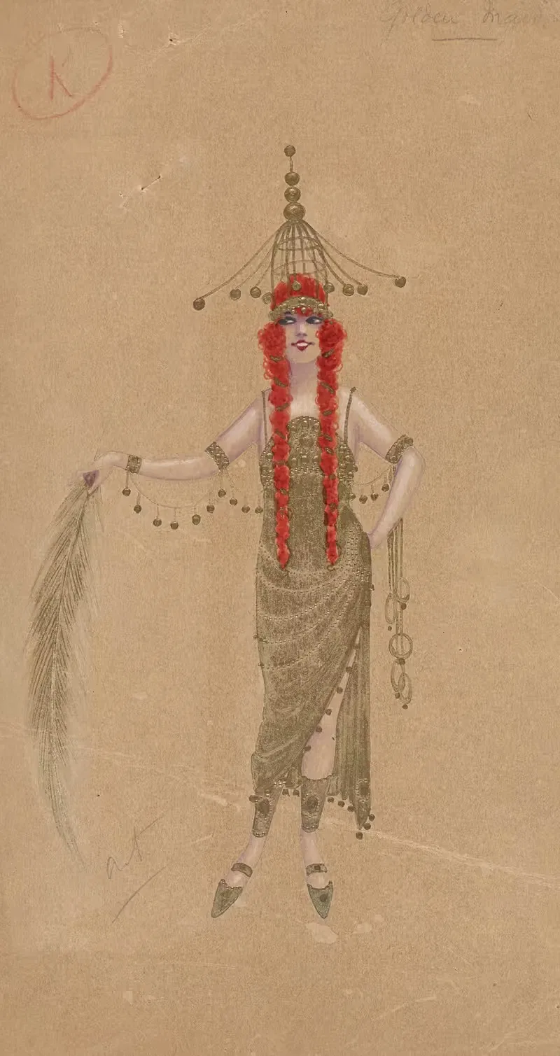 K-Золотая горничная by Уилл Р. Барнс, 1919 - 1920 — digital art print download
