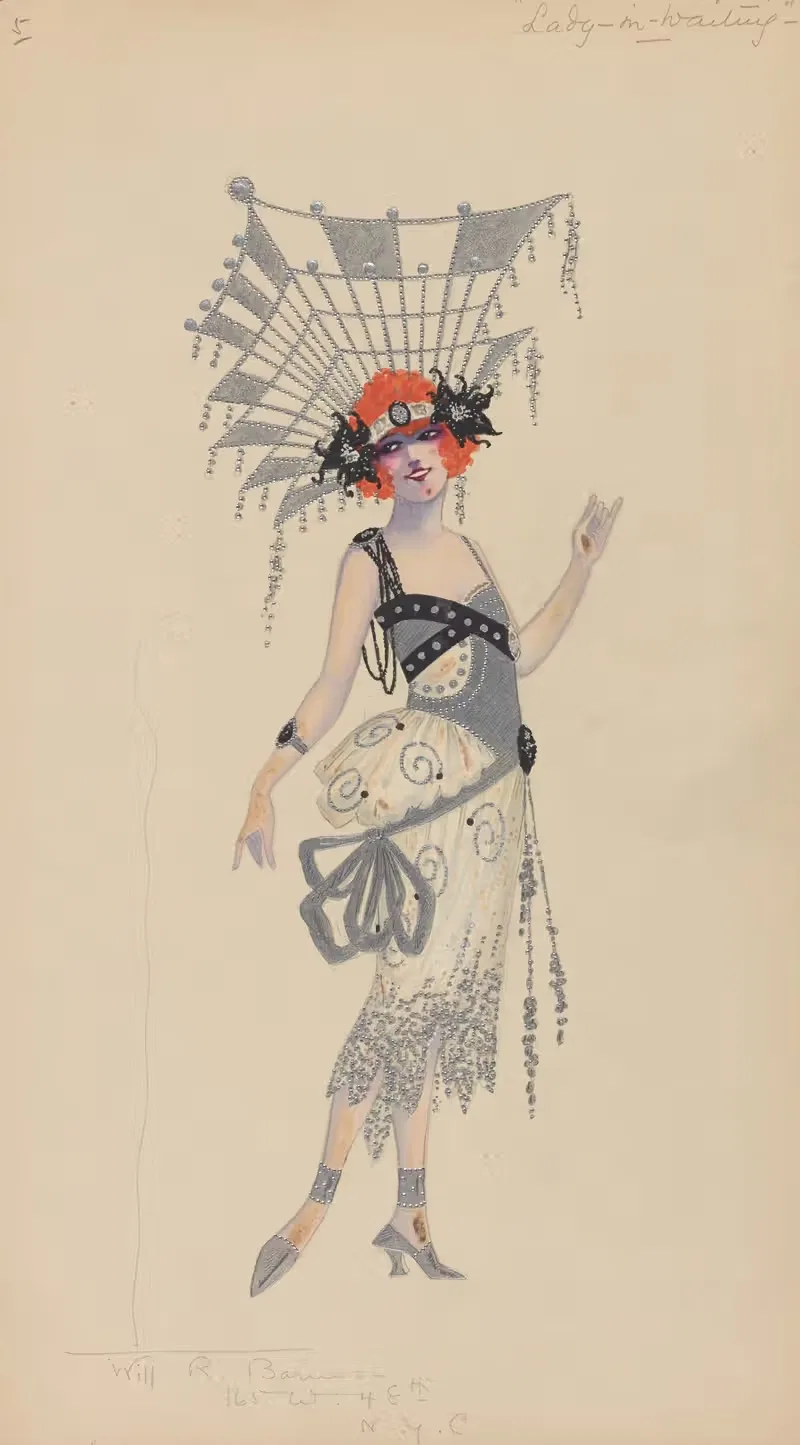 Дама при дворе by Уилл Р. Барнс, 1912 - 1924 — digital art print download