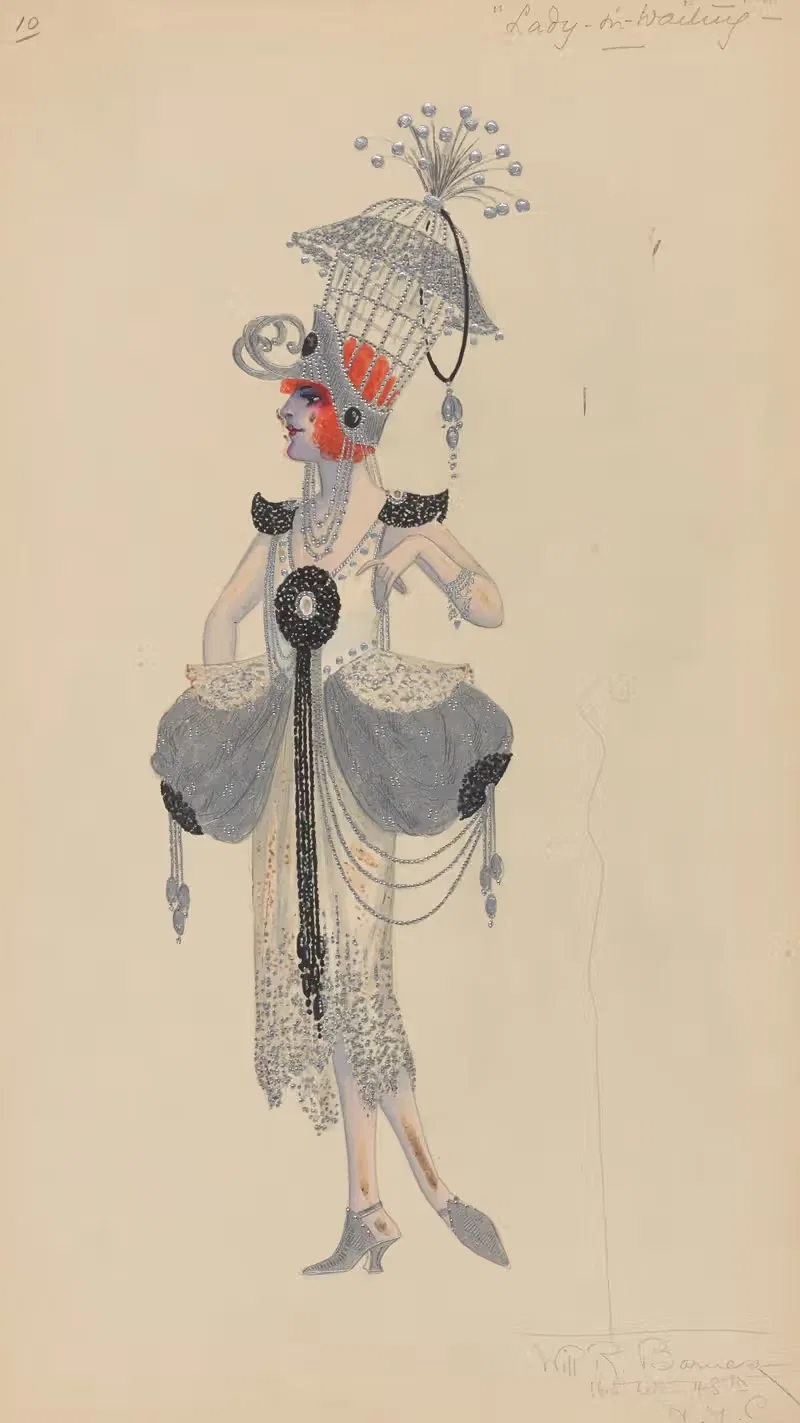 Дама в ожидании by Уилл Р. Барнс, 1912 - 1924 — digital art print download