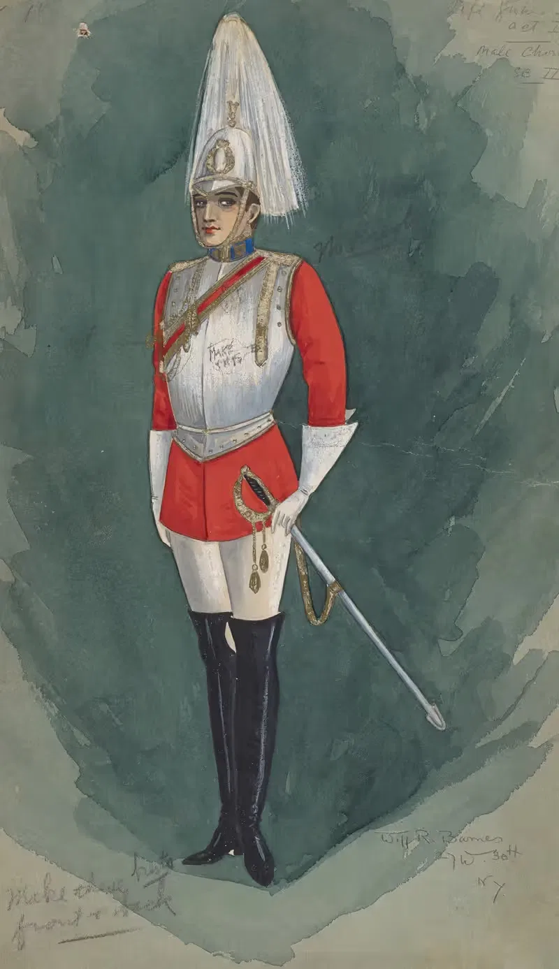 Left Guard-Act II-Male Chorus-Scene II — Will R. Barnes
