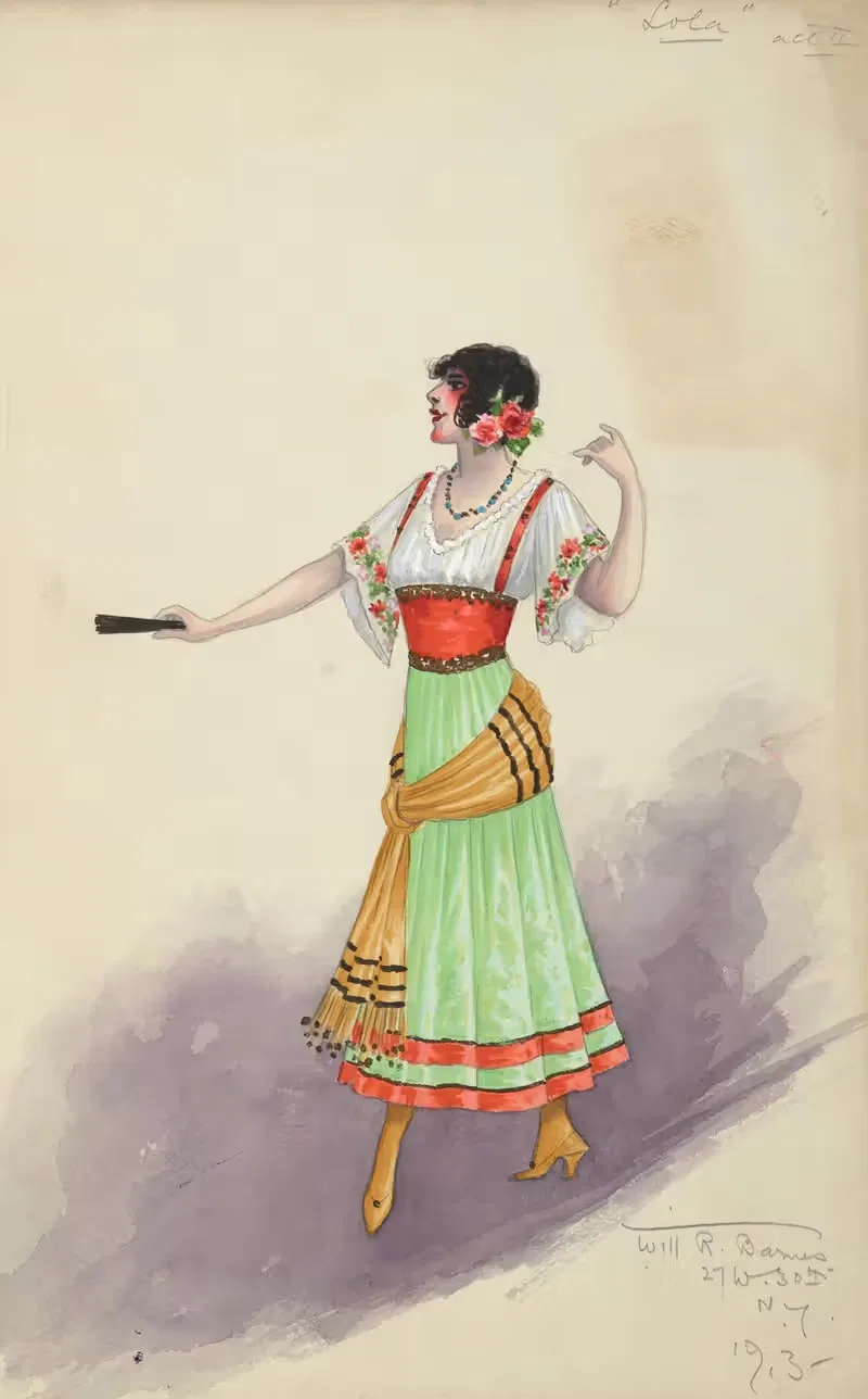 Лола - Акт II by Уилл Р. Барнс, 1913 — digital art print download