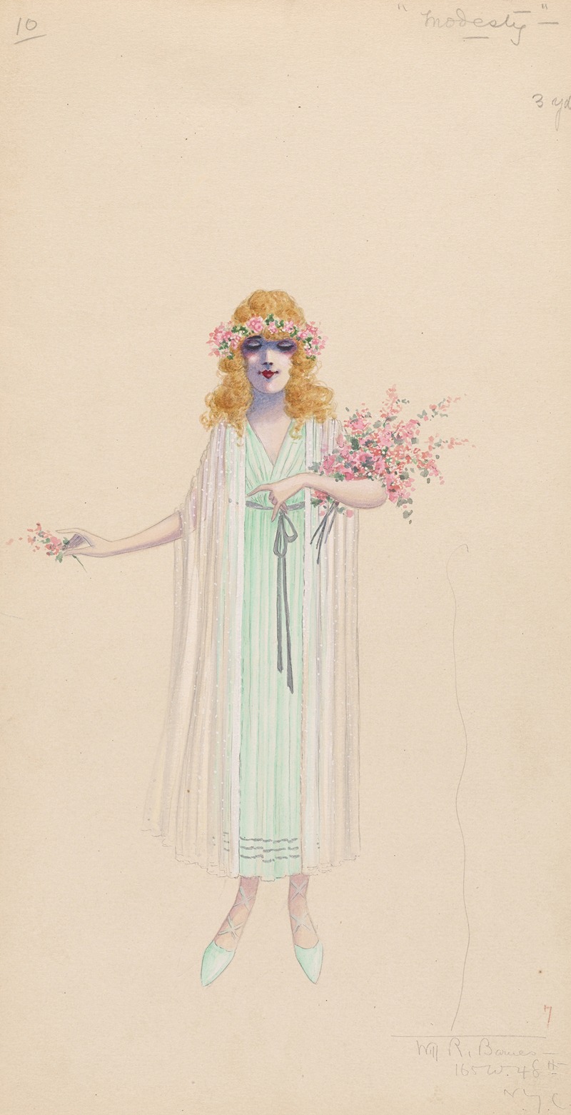 Скромность-10 by Уилл Р. Барнс, 1920 - 1921 — digital art print download