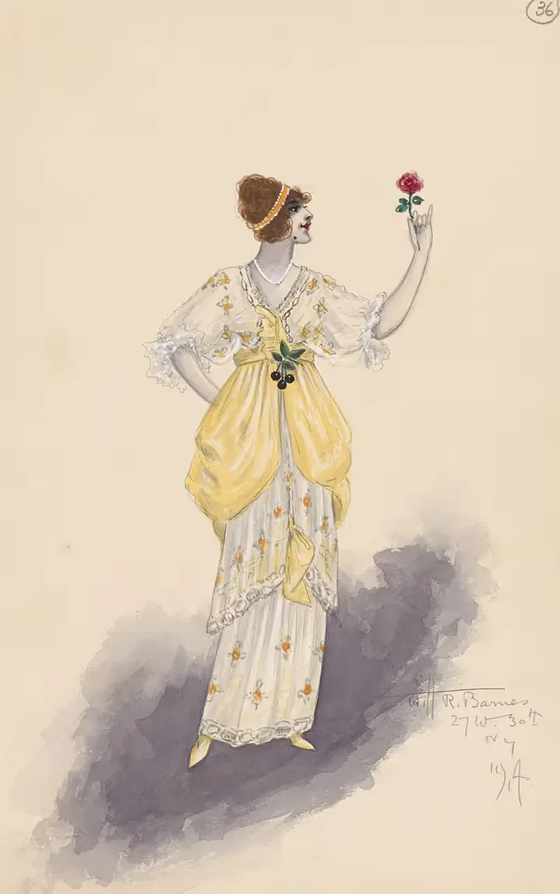 Танго-девушка; Акт II, 36 by Уилл Р. Барнс, 1914 — digital art print download