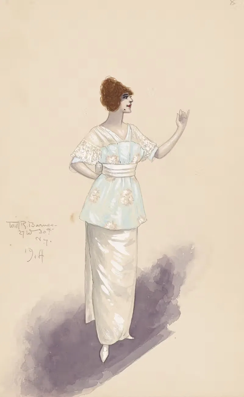 Танго-девушка; Акт II, 8 by Уилл Р. Барнс, 1914 — digital art print download