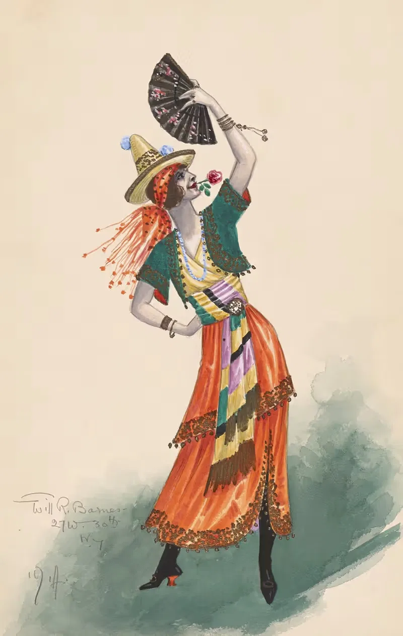 Тилли-Аргентин; Акт II by Уилл Р. Барнс, 1914 — digital art print download