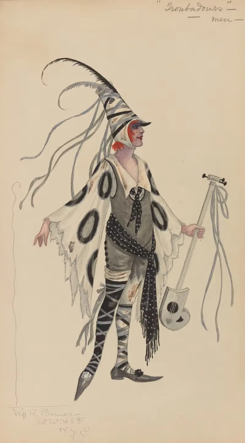 Трубадуры-мужчины by Уилл Р. Барнс, 1912 - 1924 — digital art print download