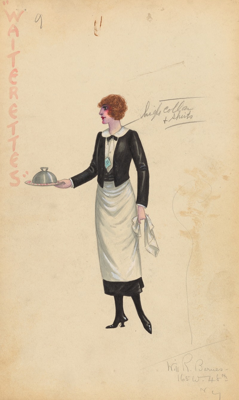 Официантки, 9 by Уилл Р. Барнс, 1912 - 1924 — digital art print download