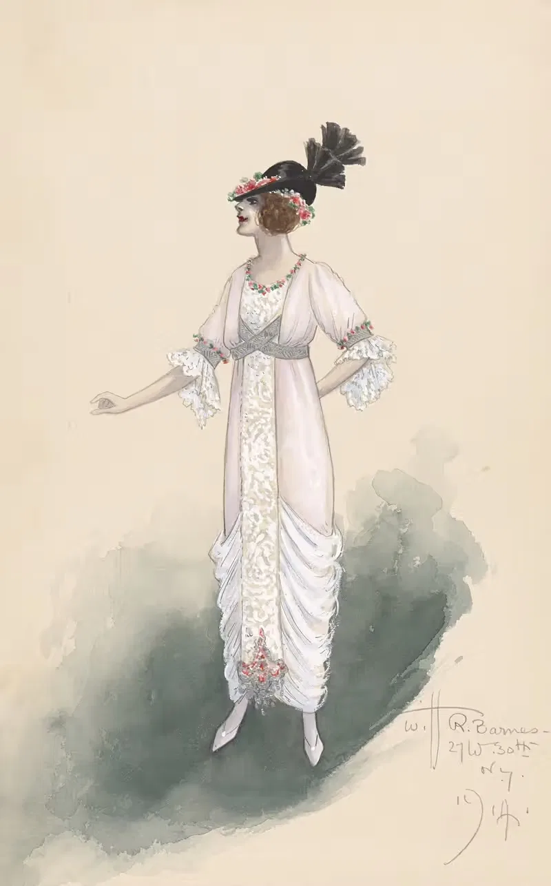 Женский костюм by Уилл Р. Барнс, 1914 — digital art print download