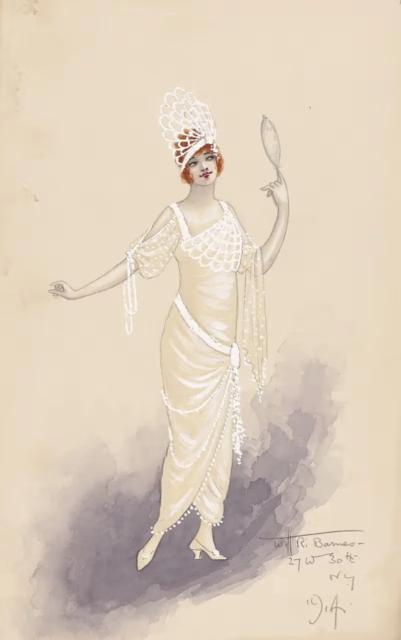 Женский костюм by Уилл Р. Барнс, 1914 — digital art print download