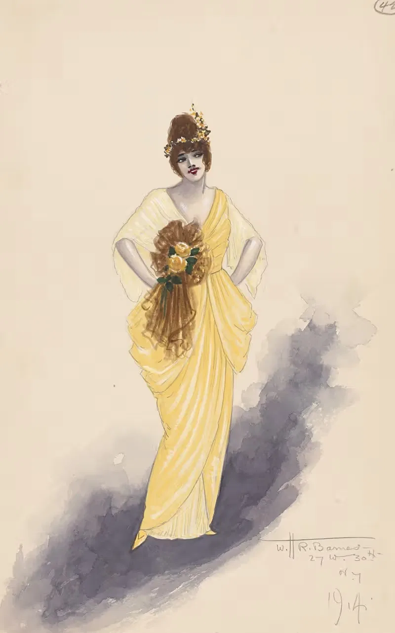 Женский костюм by Уилл Р. Барнс, 1914 — digital art print download