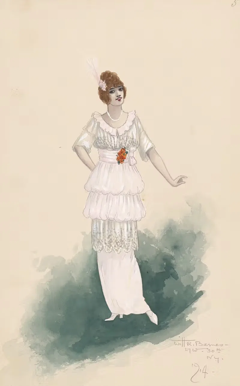 Женский костюм by Уилл Р. Барнс, 1914 — digital art print download