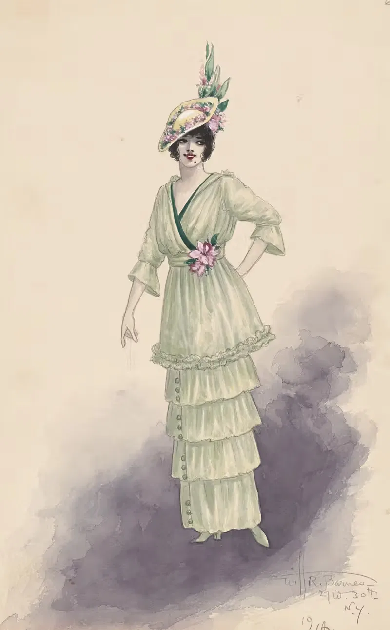 Женский костюм by Уилл Р. Барнс, 1914 — digital art print download