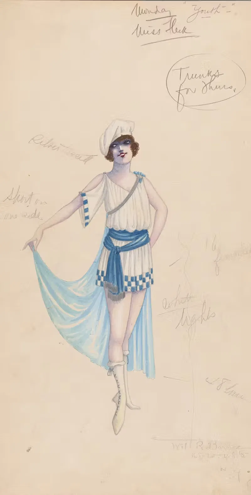 Молодёжь - Мисс Флек by Уилл Р. Барнс, 1920 - 1921 — digital art print download