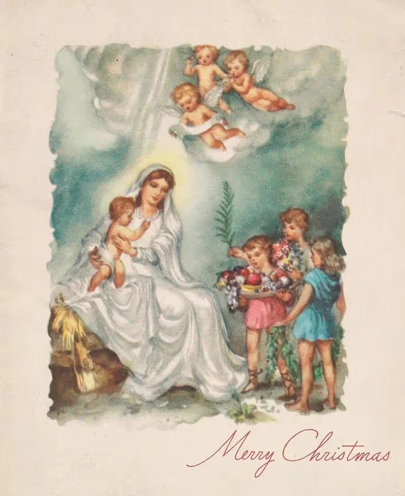 Merry Christmas by Claude McKay, 1926 — digital art print download