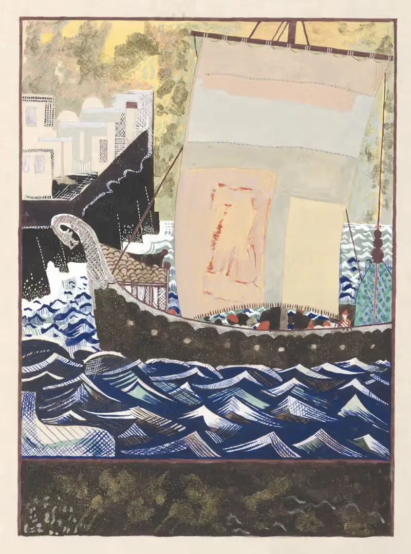 Histoire de la princesse Boudour Pl.15 — Francois-Louis Schmied