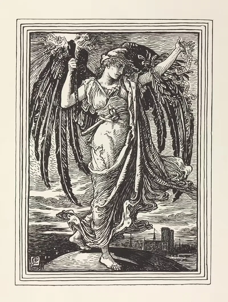 Карикатуры для дела by Уолтер Крейн, 1896 — digital art print download