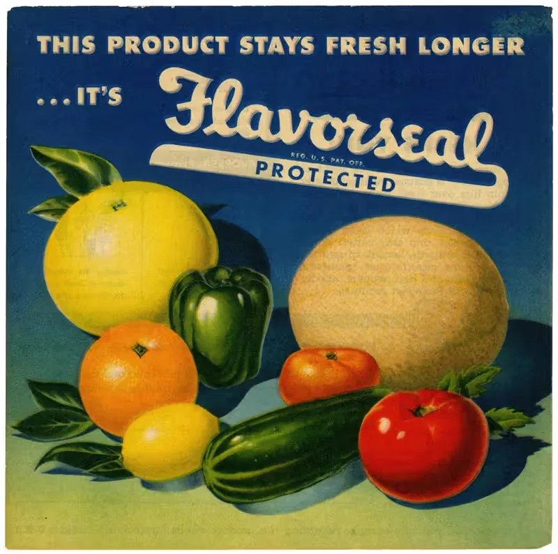 Реклама Flavorseal by Аноним, 1930-1950 — digital art print download