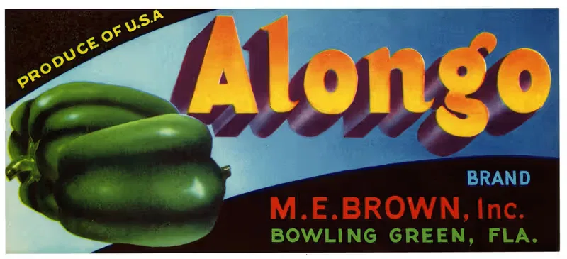 Этикетка продукции Alongo Brand by Аноним, 1930-1950 — digital art print download
