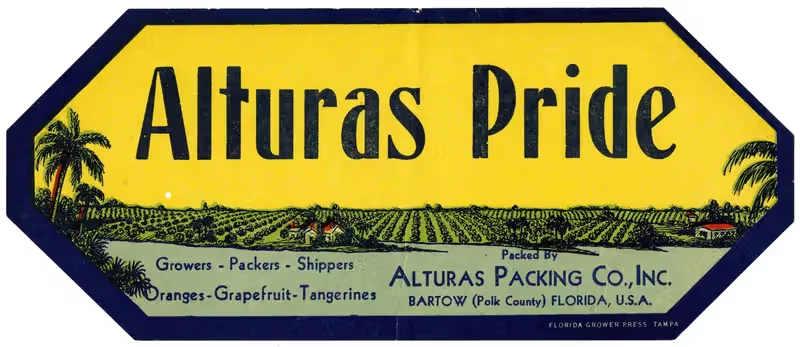 Alturas Pride Citrus Label by Anonymous, 1930-1950 — digital art print download
