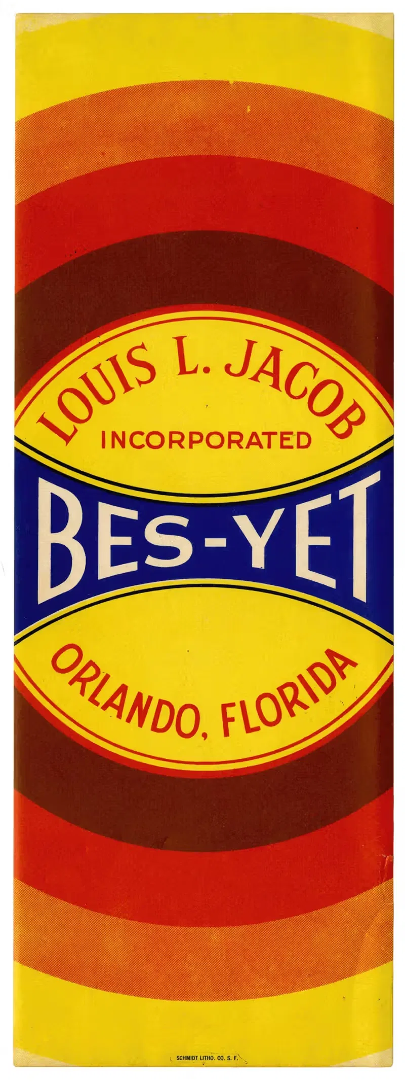 Этикетка Bes-Yet Produce by Аноним, 1930-1950 — digital art print download
