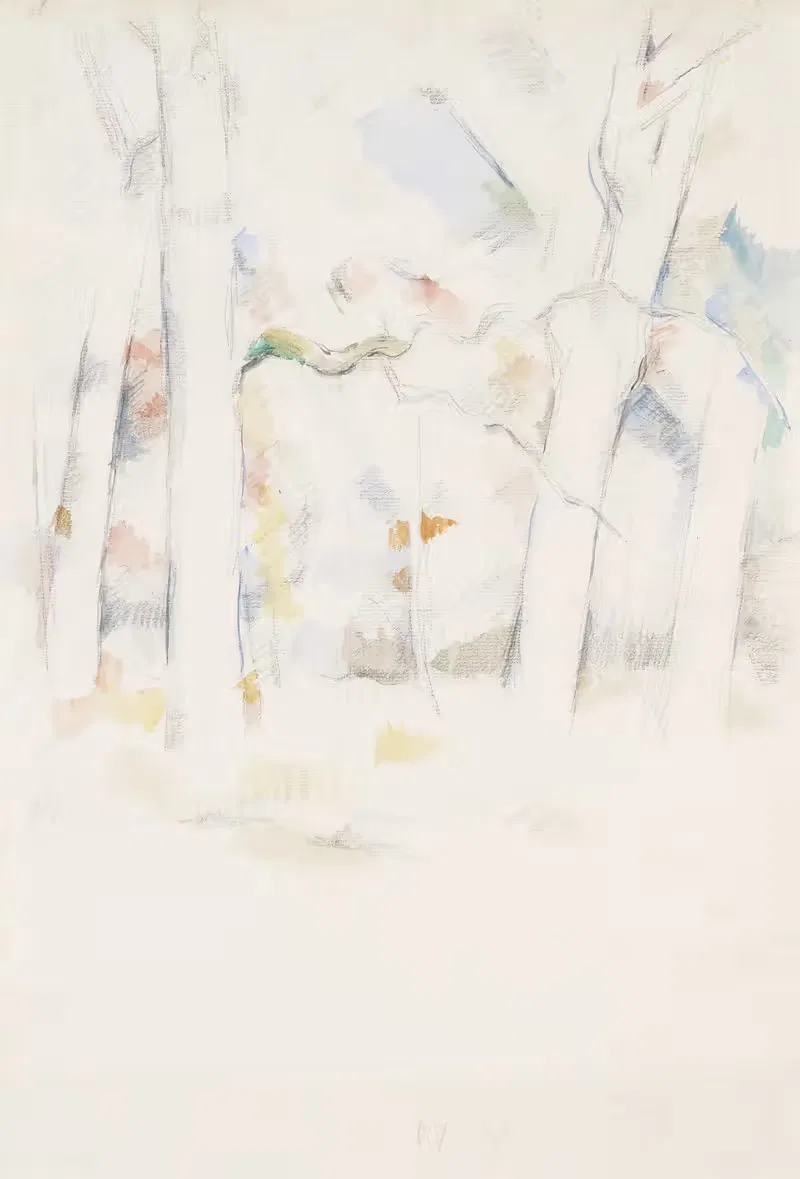 Sous-bois (Under the Trees) by Paul Cézanne — digital art print download