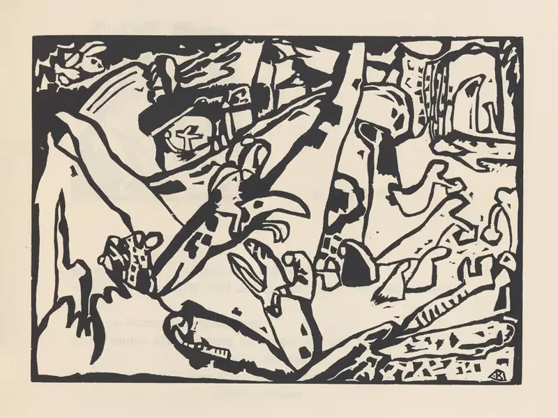 Klänge Pl.24 by Wassily Kandinsky, 1913 — digital art print download
