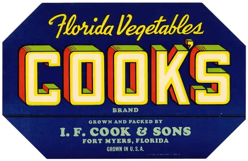 Cook's Brand Florida Vegetables – Blue Label — Anonymous