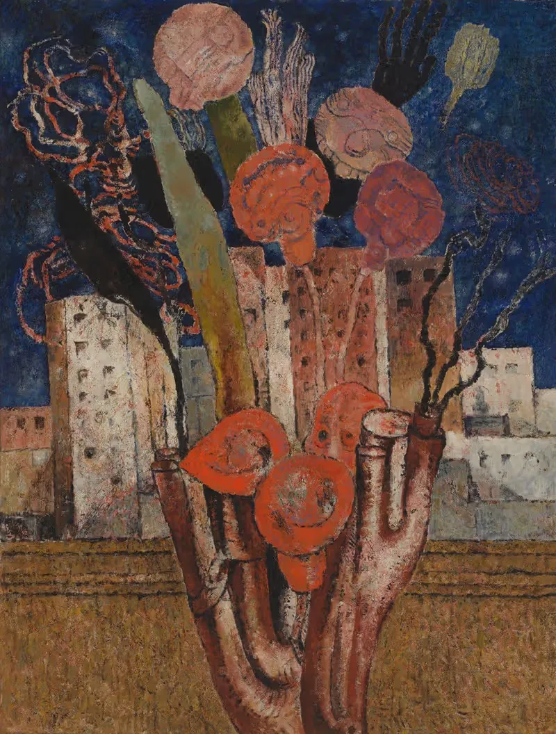 Цветы над городом by Фритс ван ден Берге, 1929 — digital art print download