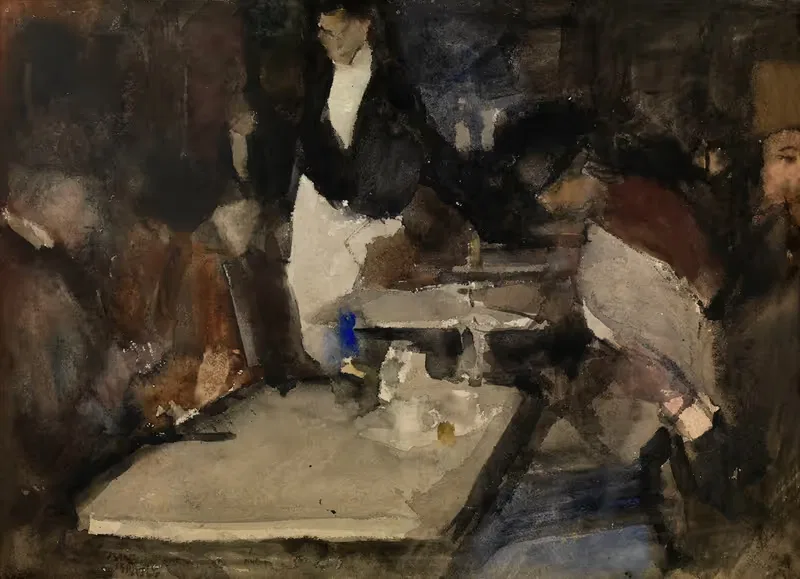 Restaurant 'Mille Colonnes' in Amsterdam — Isaac Israëls