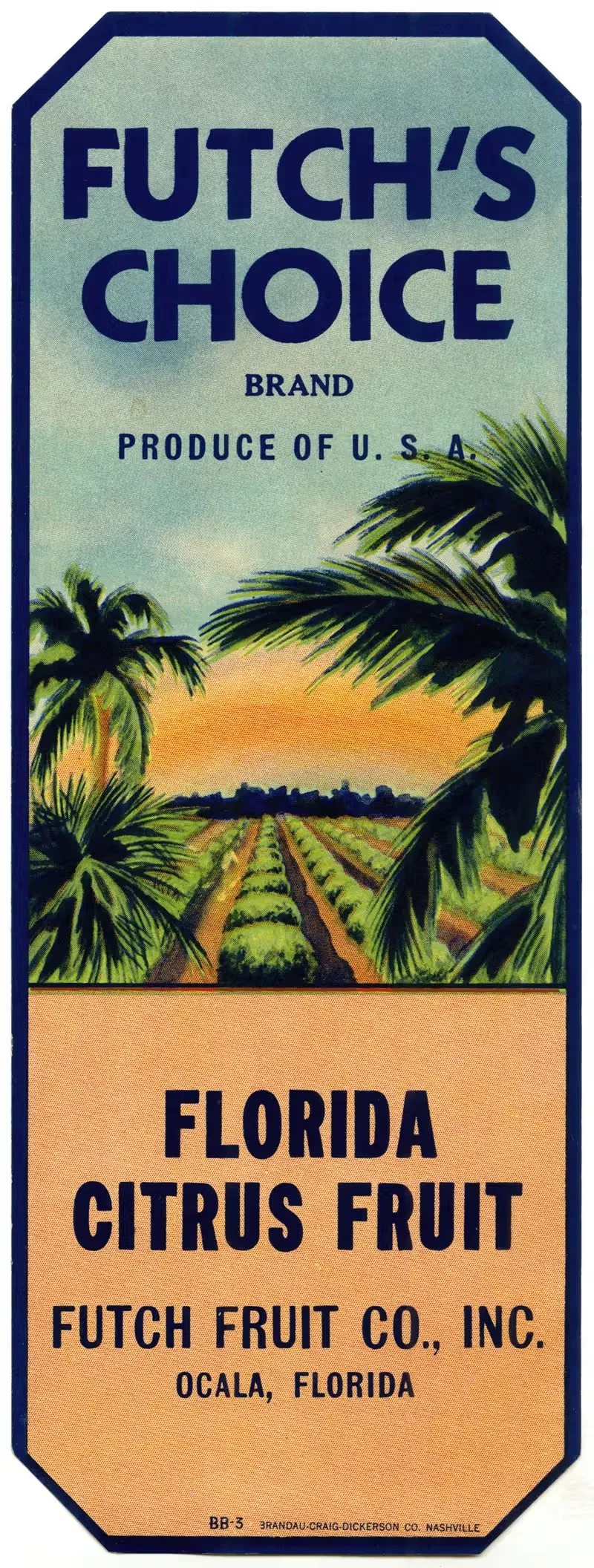 Futch's Choice Citrus Label — Anonymous