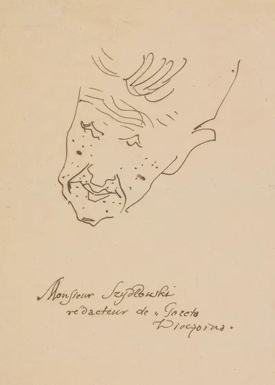 Monsieur Szydłowski redacteur de 'Gazeta Wieczorna' by Мариан Ольшевский, 1915 — digital art print download