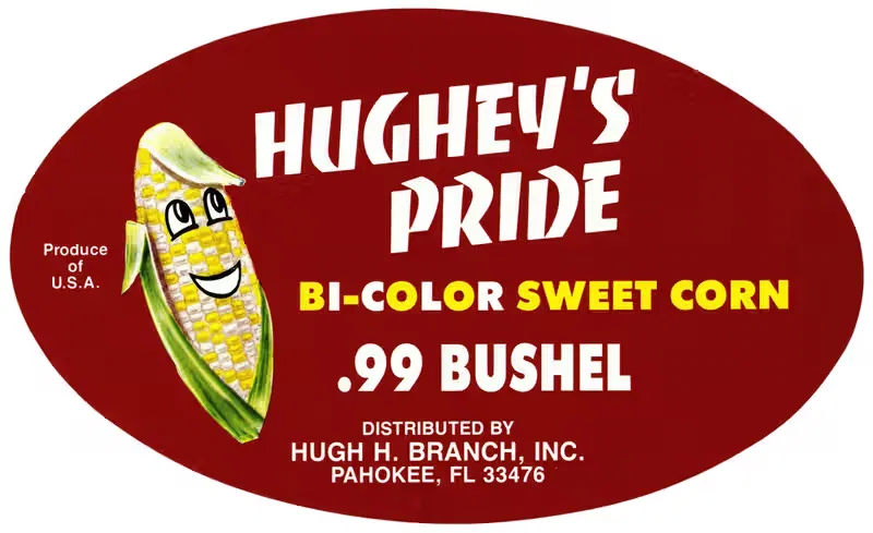 Hugheys Pride Bi-Color Sweet Corn Label — Anonymous