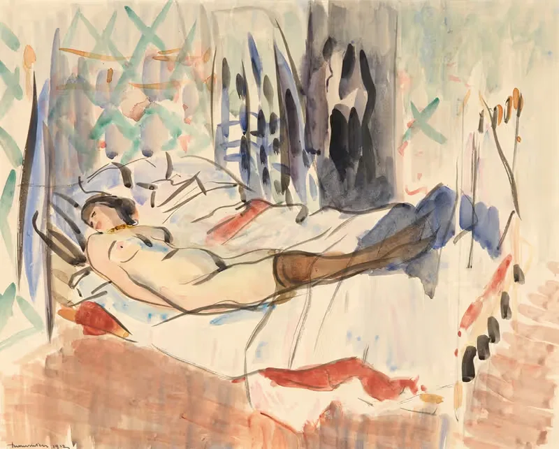 Женщина, отдыхающая by Рик Вутерс, 1912 — digital art print download