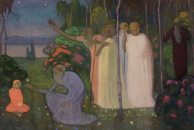 Перед восходящей молодостью (Композиция) by Николай Триик, 1909 — digital art print download
