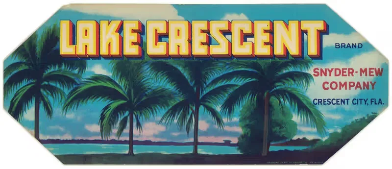 Lake Crescent Brand Produce Label — Anonymous