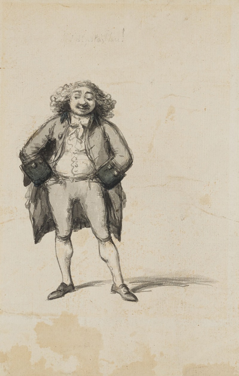 Caricature of George Michael Moser — Nathaniel Dance Holland