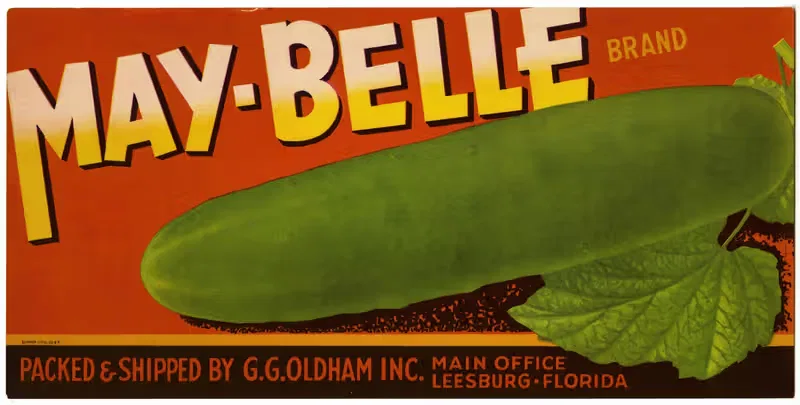 Этикетка овощей May-Belle Brand by Аноним, 1930-1950 — digital art print download