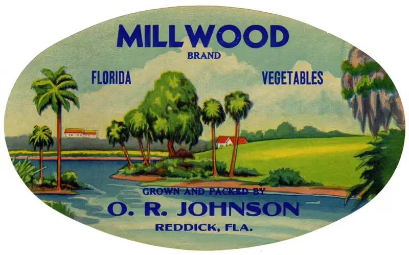 Millwood Brand Florida Vegetables Label — Anonymous