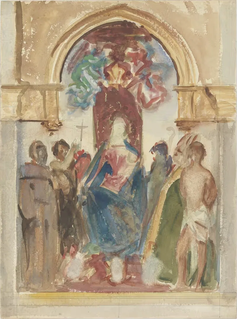 Madonna and Child and Saints — John Singer Sargent