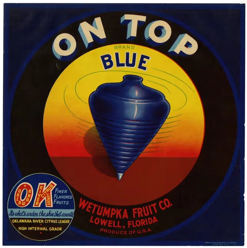 On Top Brand – Blue Label Citrus Label — Anonymous