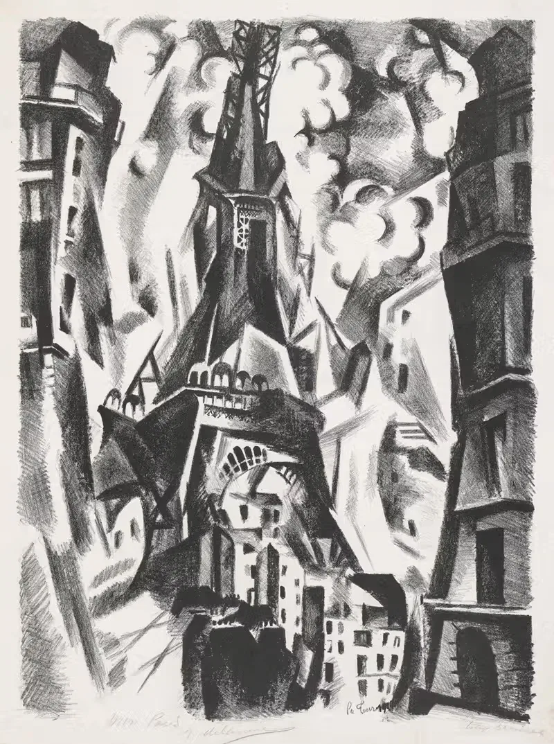 Ла Тур by Робер Делоне, 1926 — digital art print download