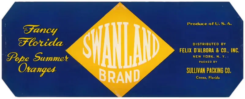 Swanland Brand Orange Label — Anonymous