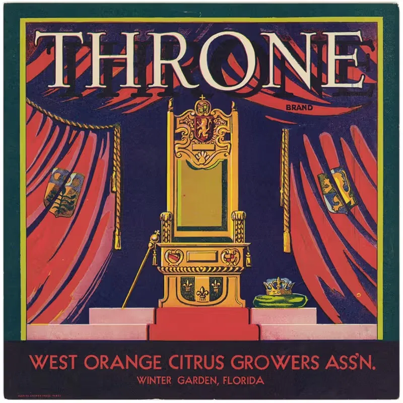 Этикетка тронного бренда Citrus by Аноним — digital art print download