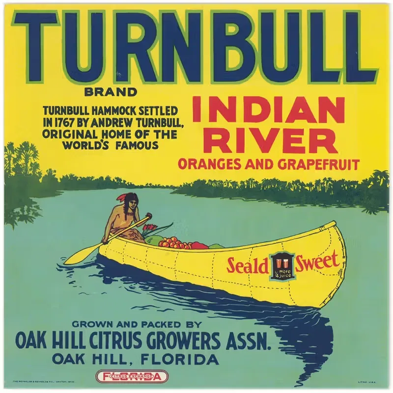 Этикетка цитрусовых Turnbull Brand — Аноним