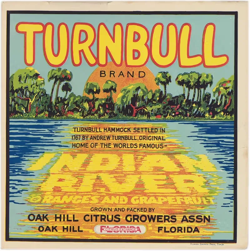 Turnbull Brand Citrus Label — Anonymous